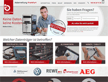 Tablet Screenshot of datenrettung-frankfurt.net